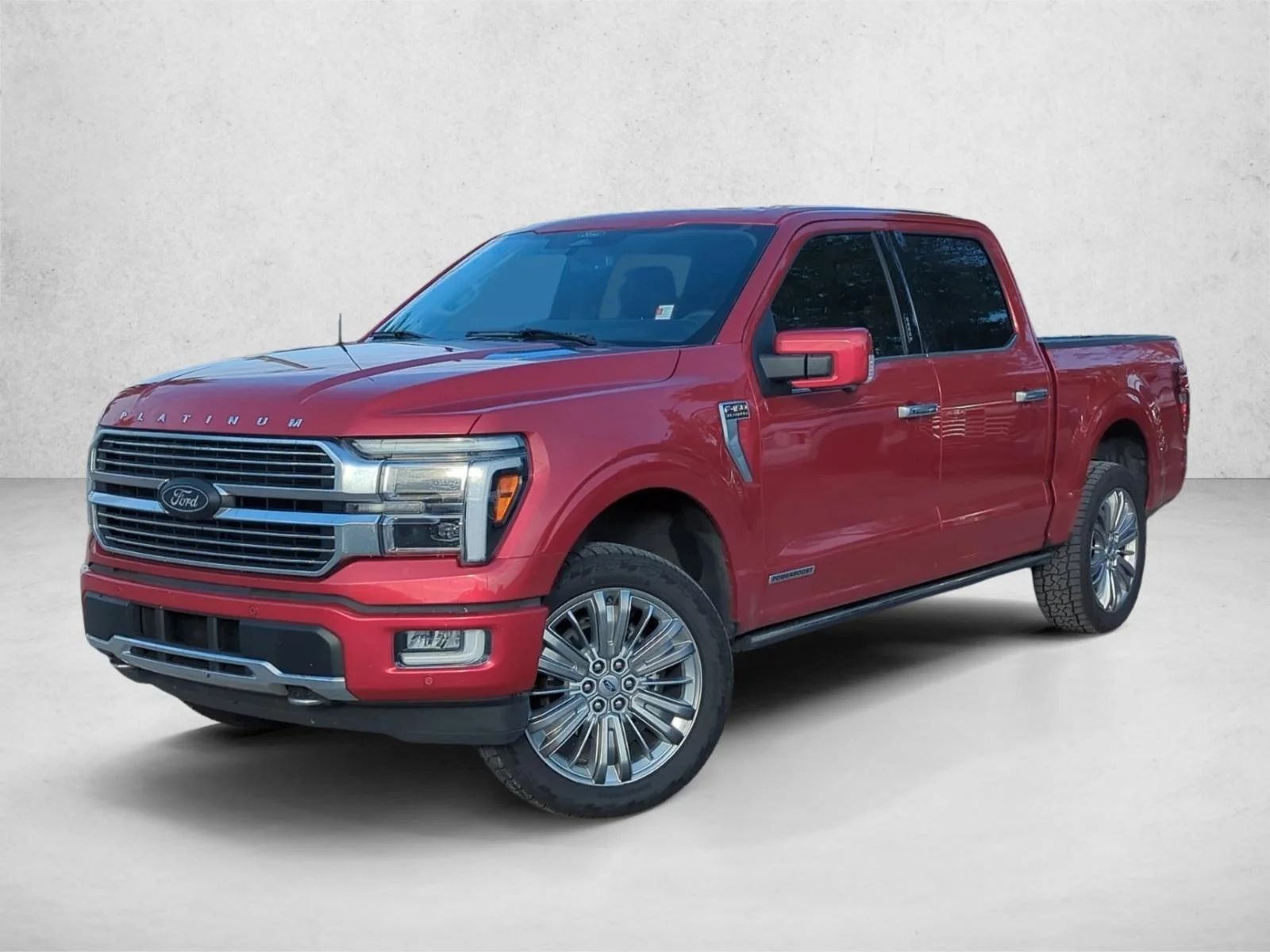 Used 2024 Rapid Red Metallic Tinted Clearcoat Ford Platinum image 1