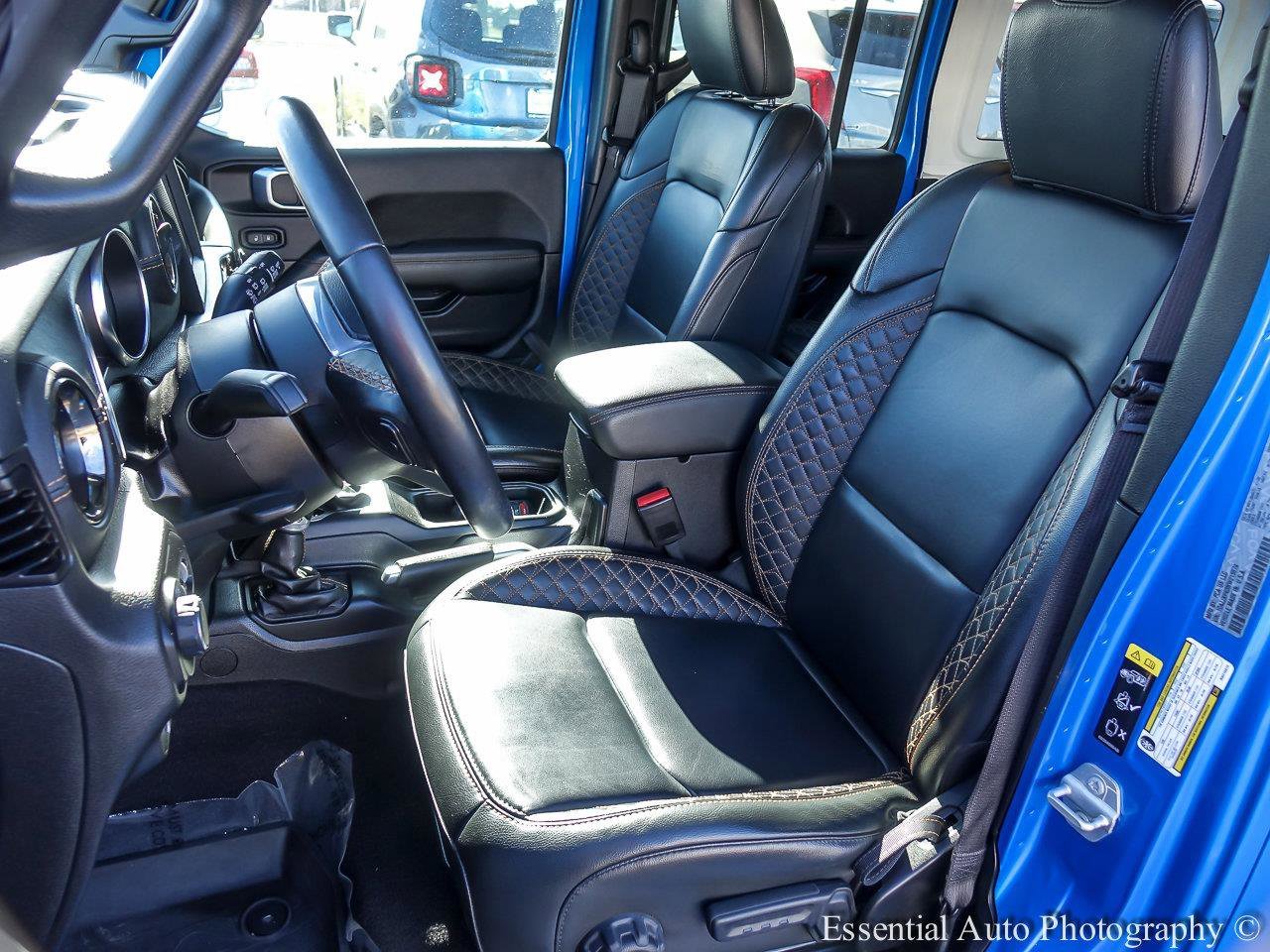 Used 2022 Hydro Blue Pearlcoat Jeep Unlimited Sahara High Altitude image 8