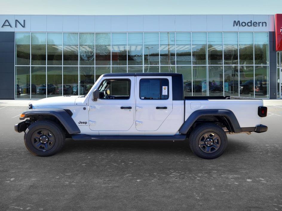 Used 2024 Bright White Clearcoat Jeep Sport image 8