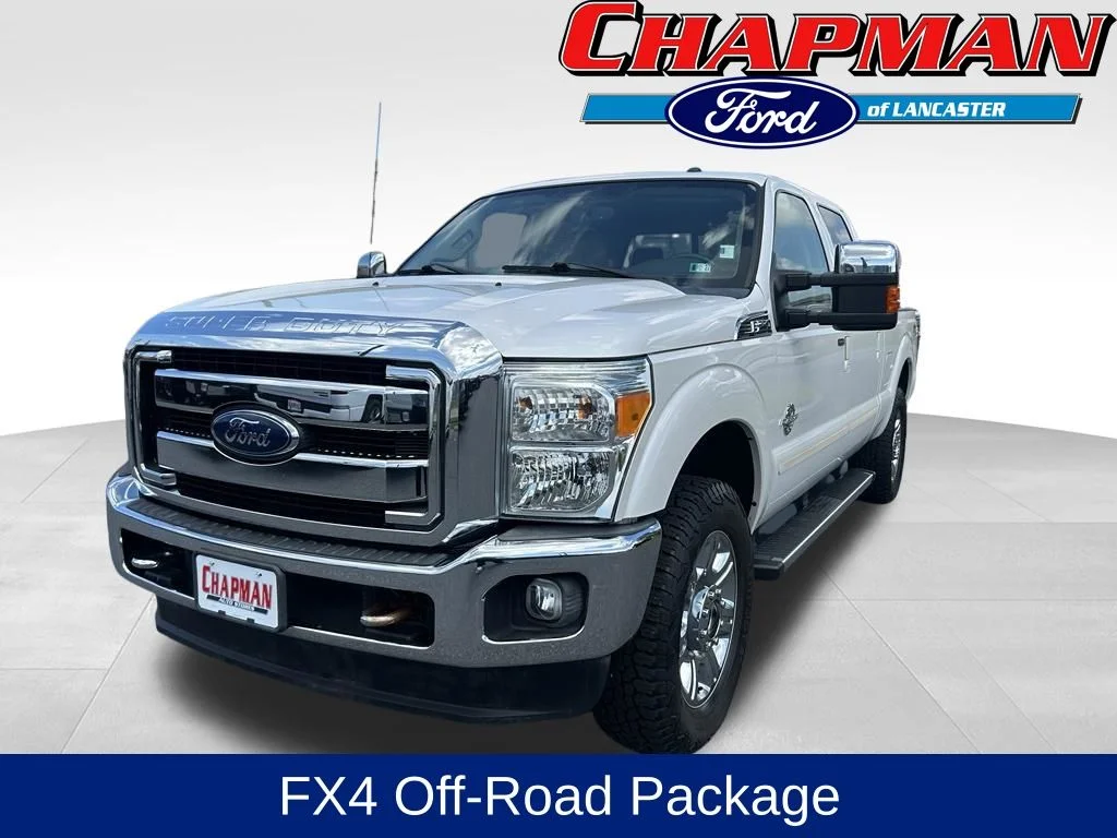 Used 2016 White Platinum Clearcoat Metallic Ford Lariat image 2