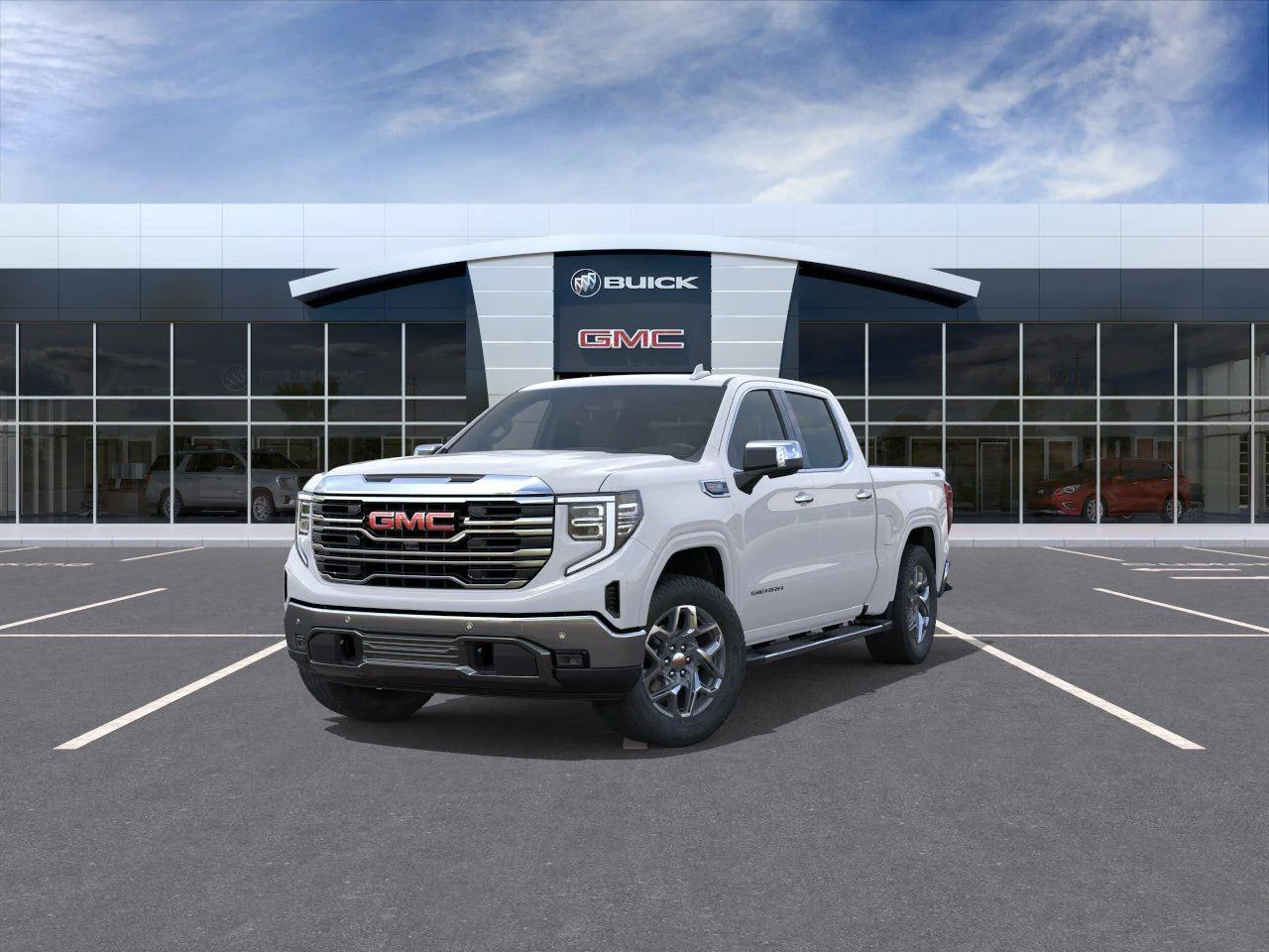 New 2026 Summit White GMC SLT image 8