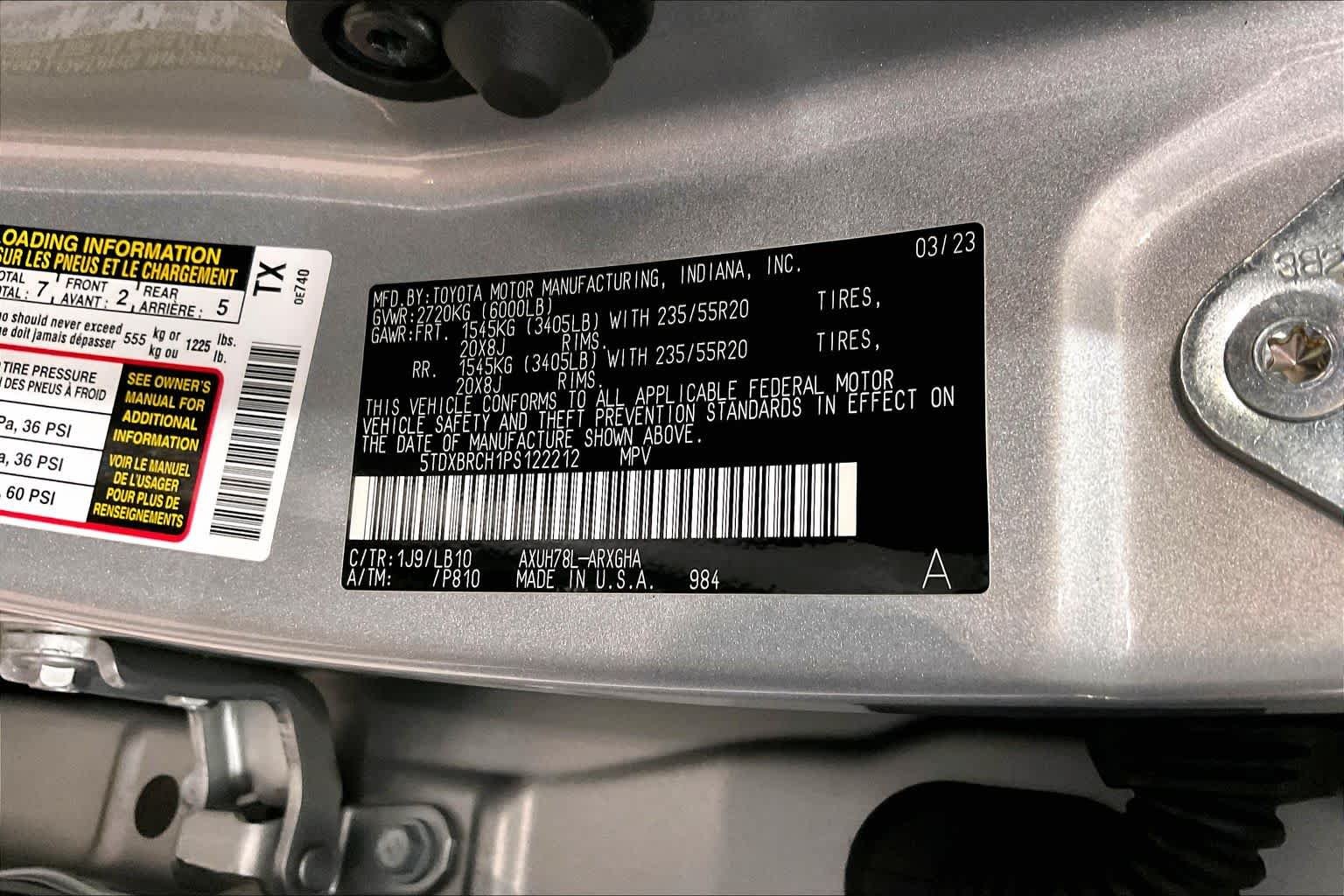 Used 2023 Celestial Silver Metallic Toyota Hybrid Limited image 37