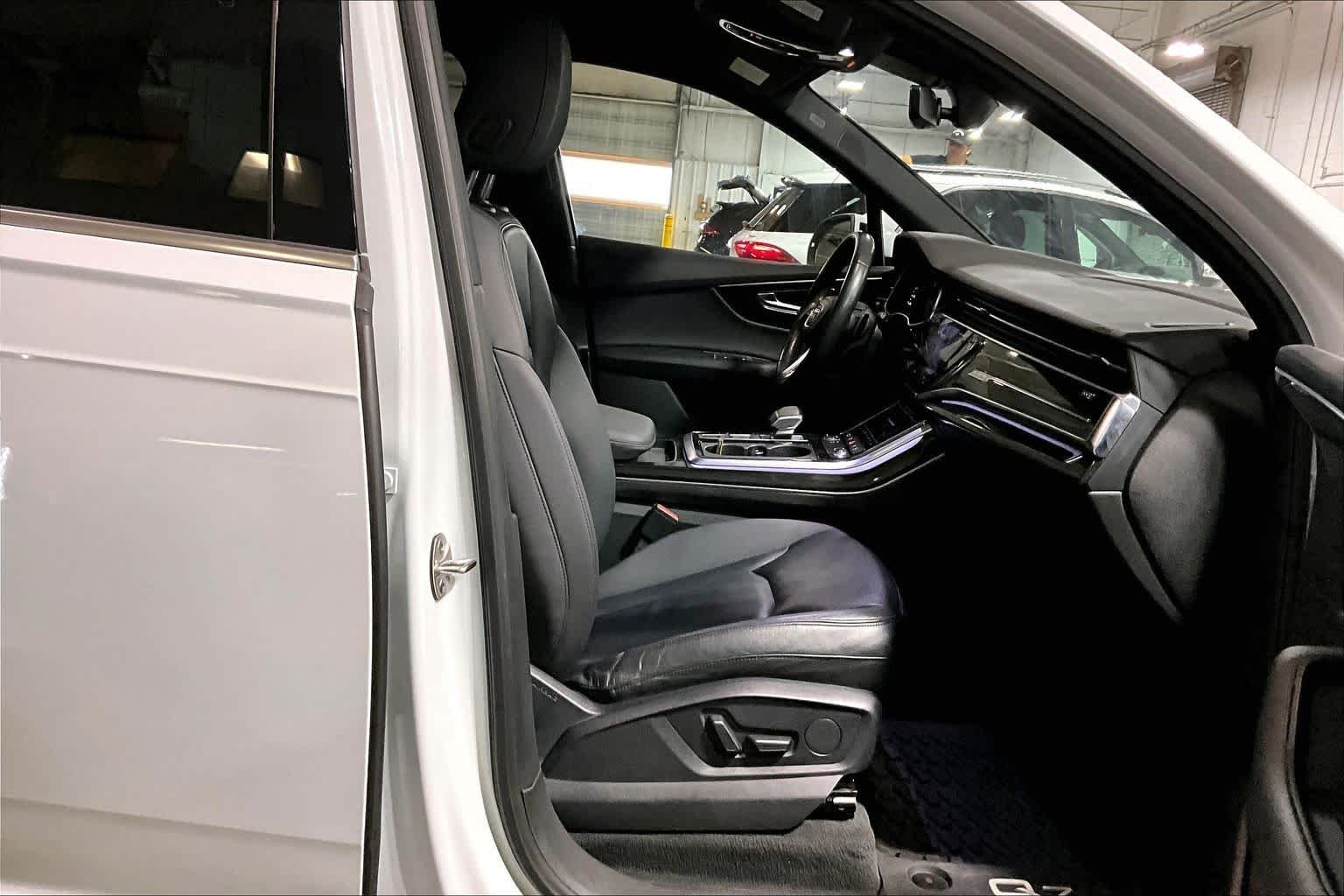 Used 2021 Glacier White Metallic Audi Premium Plus image 8