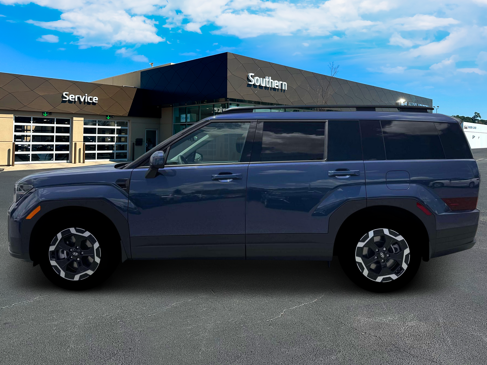 New 2026 Blue Hyundai SEL AWD image 3