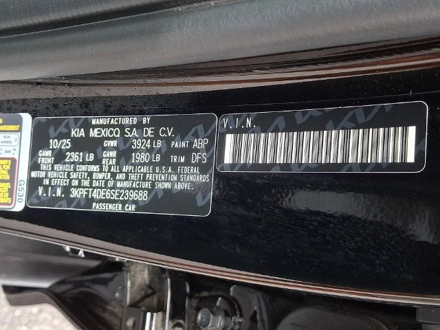 Certified Used 2025 Black Kia LX image 28