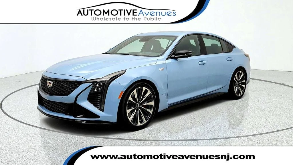 Used 2025 Drift Metallic Cadillac 4dr Sedan Blackwing w/ Precision Pkg, Parking Pkg & PDR image 1