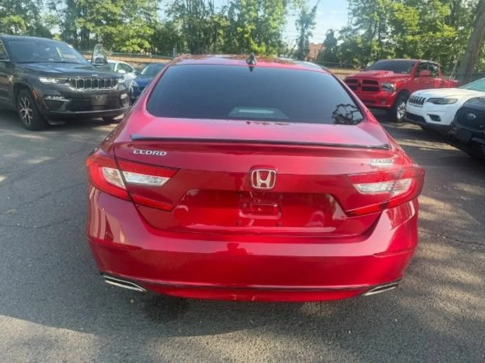 Certified Used 2022 Radiant Red Metallic Honda Sport SE image 6