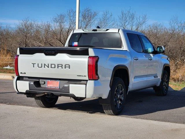 New 2026 White Toyota Platinum 4x4 CrewMax 5.5 ft. box 145.7 in. WB image 4