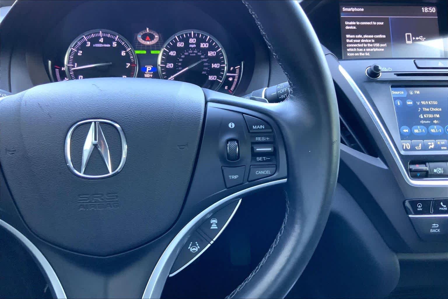 Used 2020 Platinum White Pearl Acura w/Technology Pkg image 24