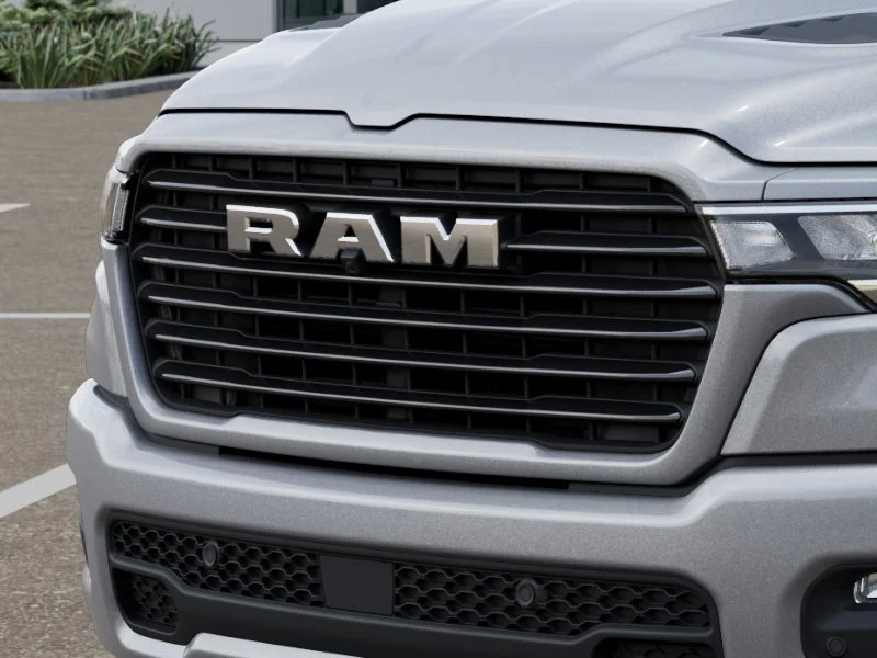 New 2026 Billet Silver Metallic Clear-Coat Exterior Paint RAM Laramie image 38