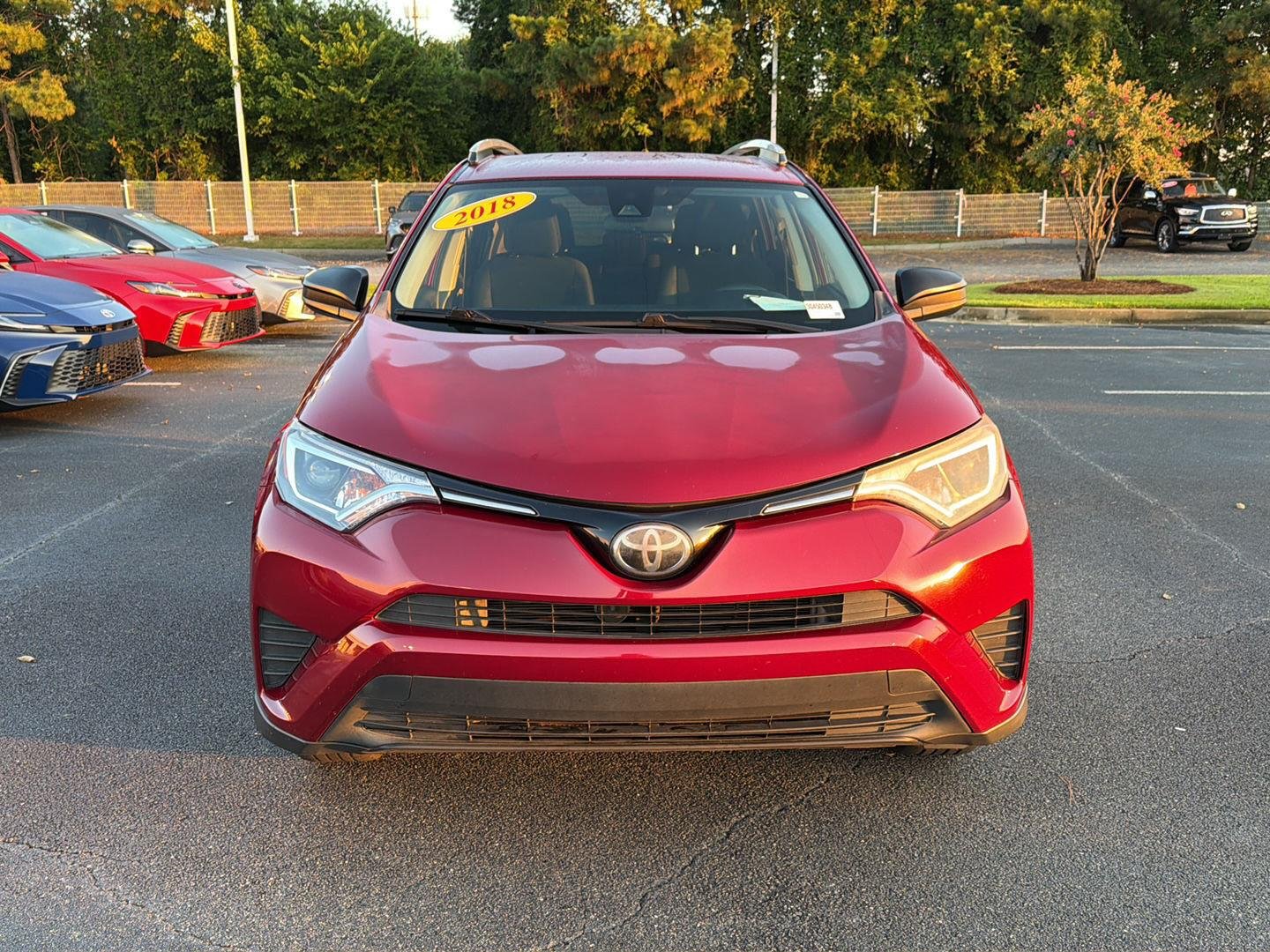 Used 2018 Ruby Flare Pearl Toyota LE image 9