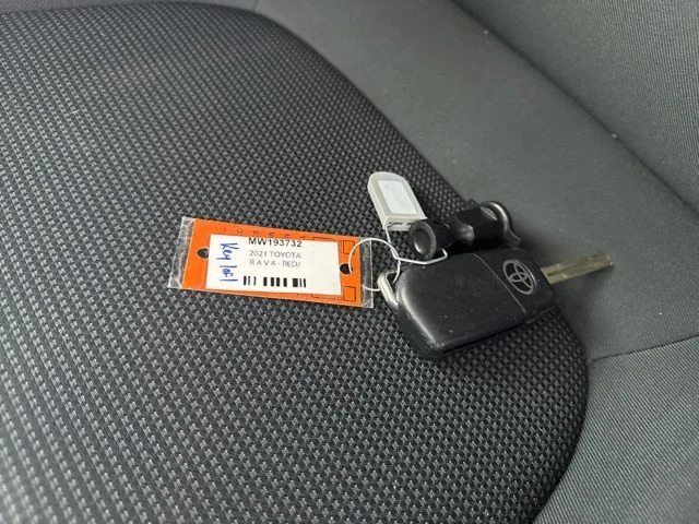 Used 2021 Red Toyota LE image 27