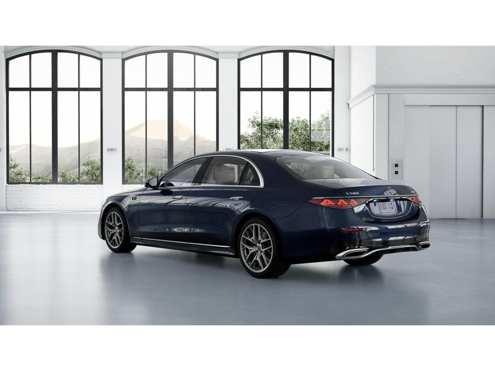 New 2027 Nautical Blue Metallic Mercedes-Benz S 580 4D Sedan 4MATIC® image 30