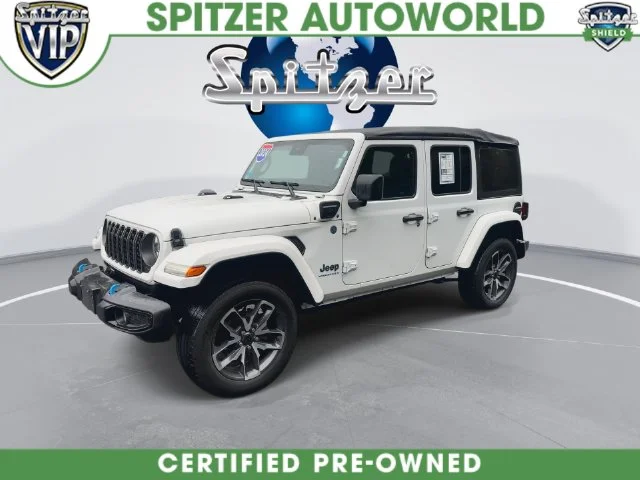 Used 2024 White Jeep Sport S 4xe image 5