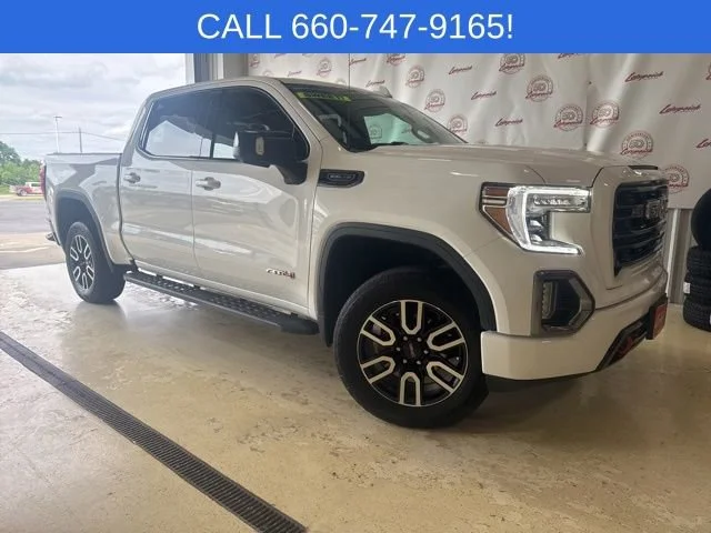 Used 2021 GMC Sierra 1500 AT4 with VIN 3GTP9EED5MG365675 for sale in Kansas City