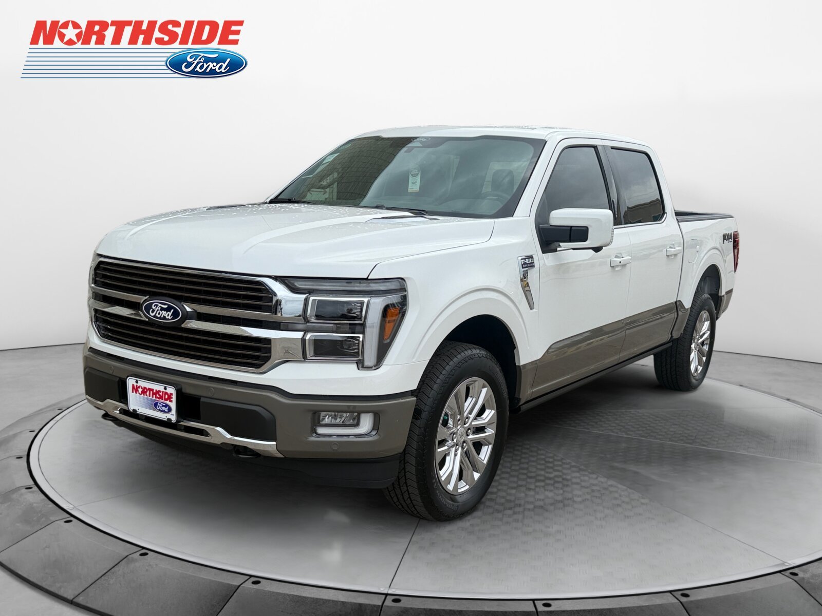 New 2026 Star White Metallic Tri-Coat Ford King Ranch image 3