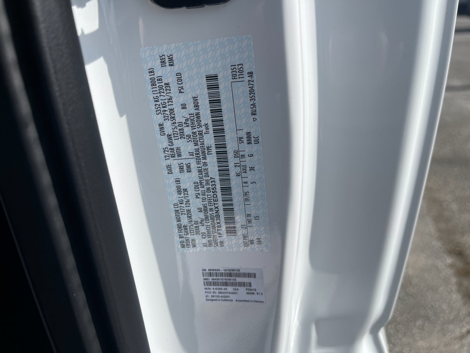 New 2026 Oxford White Ford F-350® XL image 29