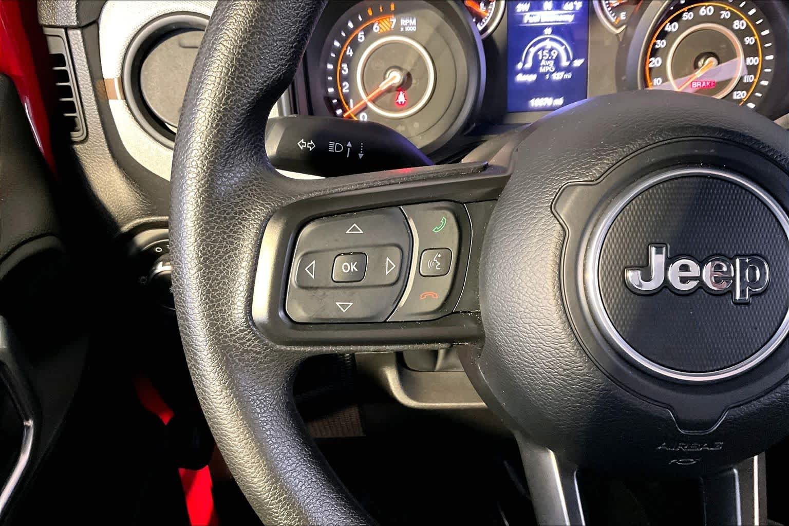 Used 2024 Firecracker Red Clearcoat Jeep Sport image 23