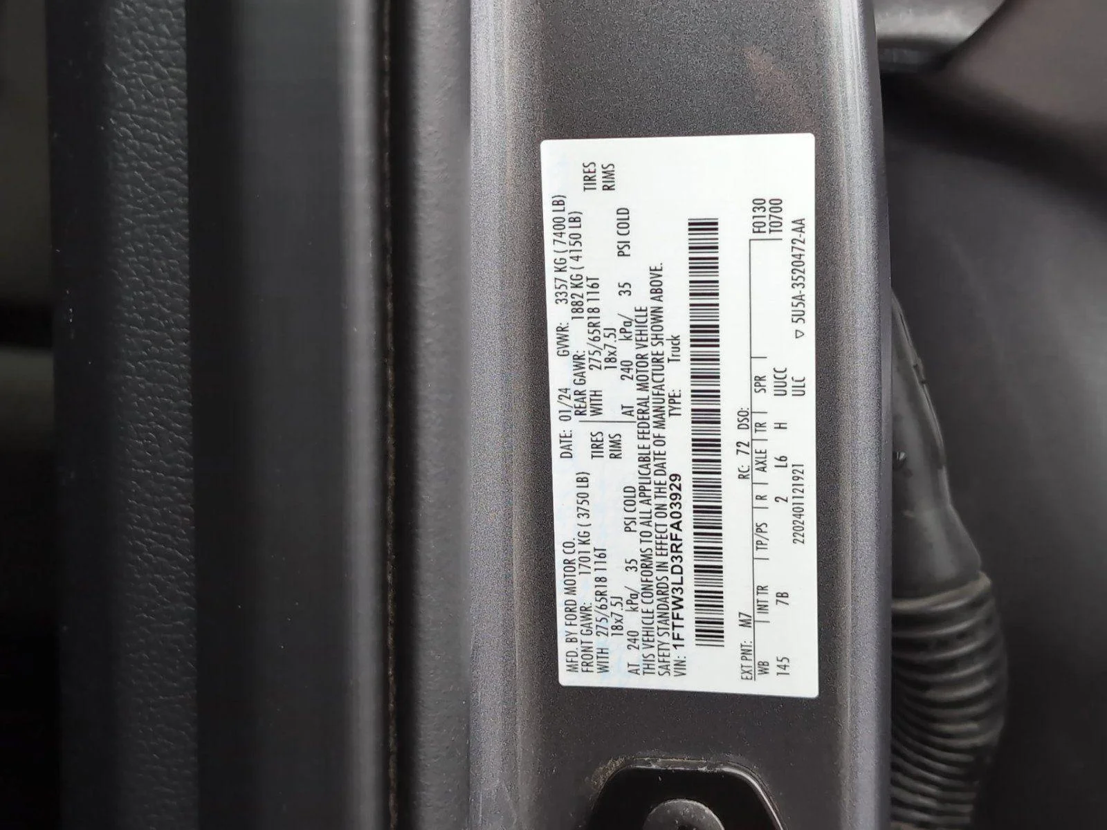 Used 2024 Carbonized Gray Ford XLT image 10