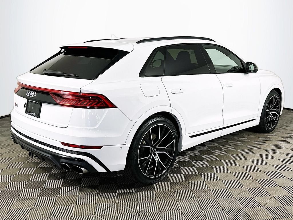 Used 2020 Glacier White Metallic Audi 4.0T Prestige image 5