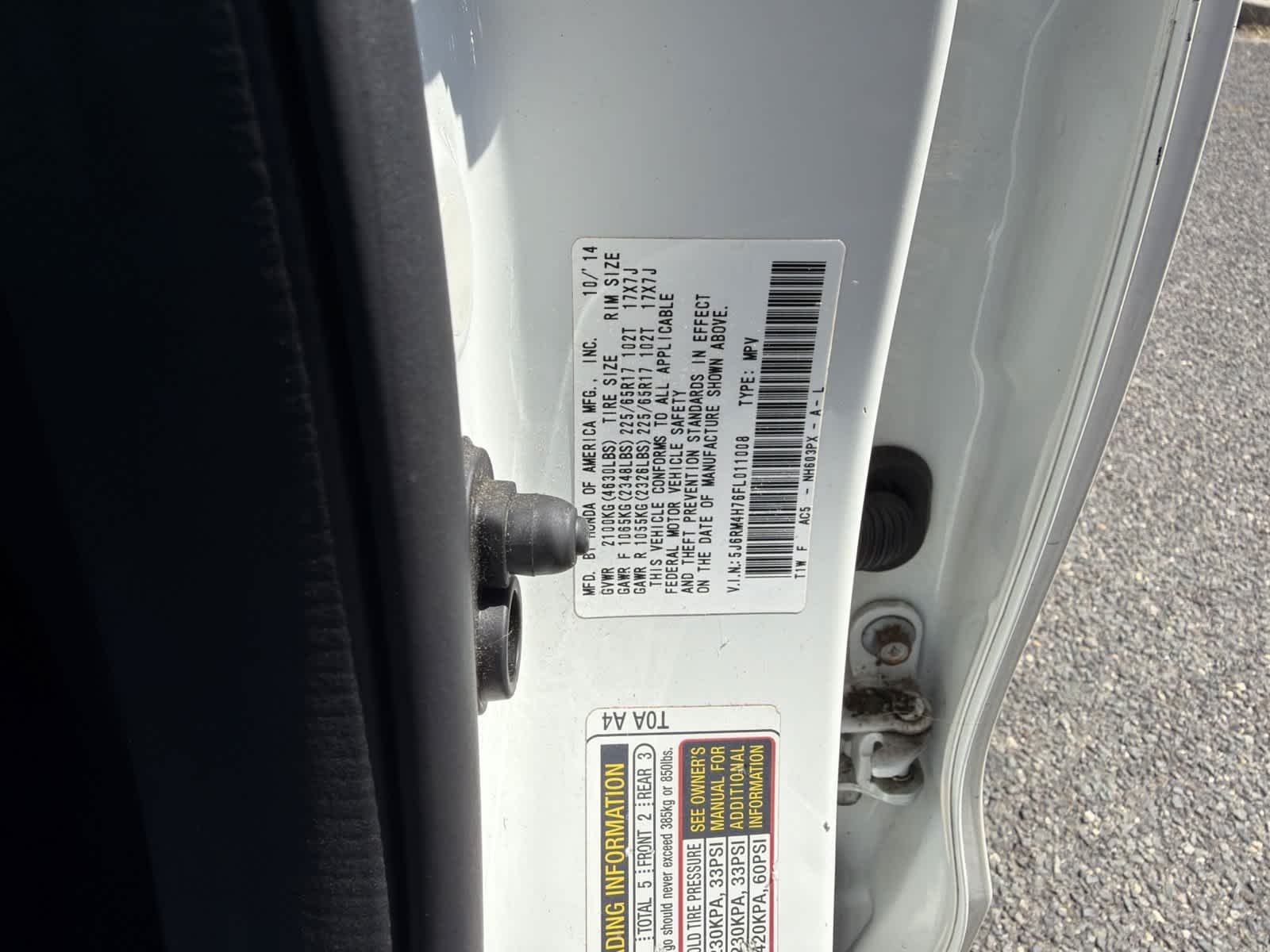Used 2015 White Honda  image 21