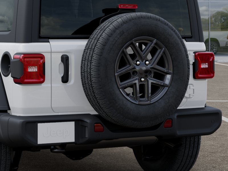 New 2026 Bright White Clear-Coat Exterior Paint Jeep Sport S image 39