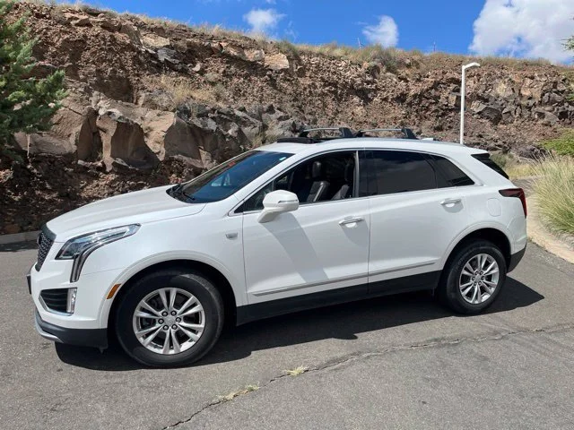 Used 2020 Crystal White Tricoat Cadillac Premium Luxury FWD image 2