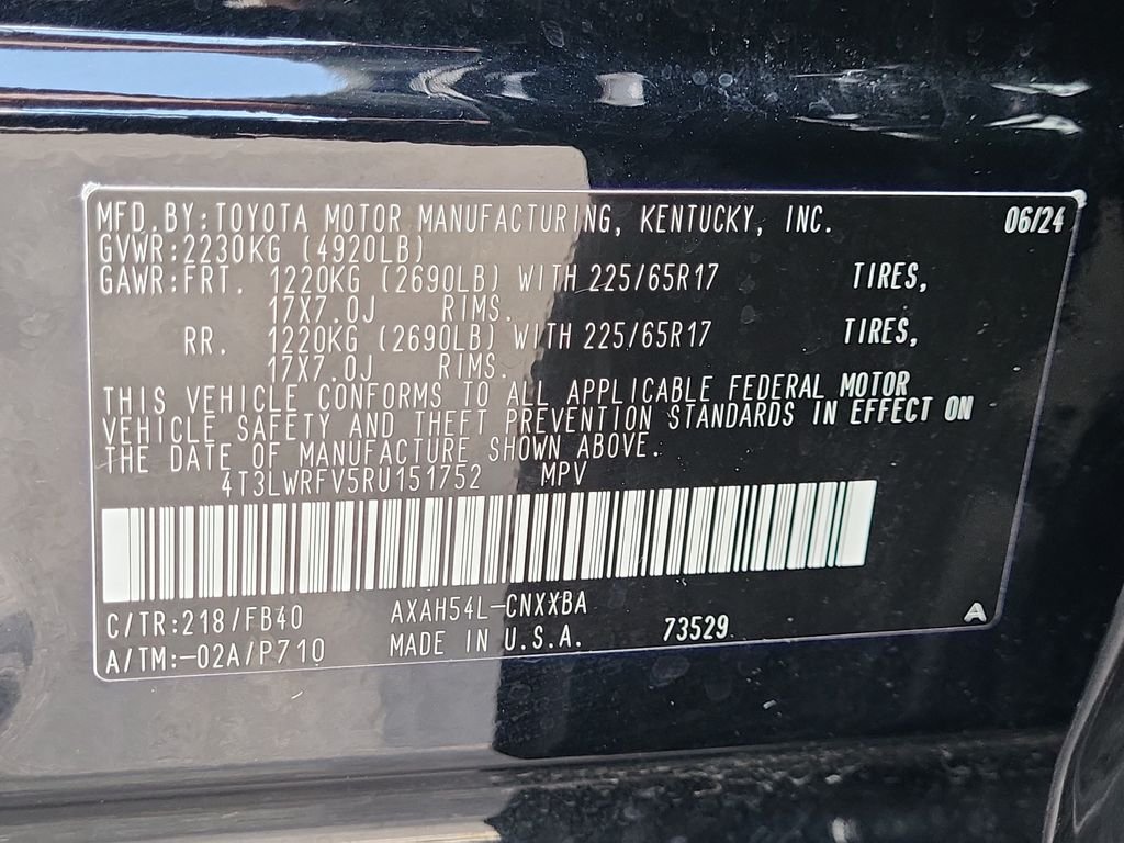 Used 2024 Black Toyota LE image 35