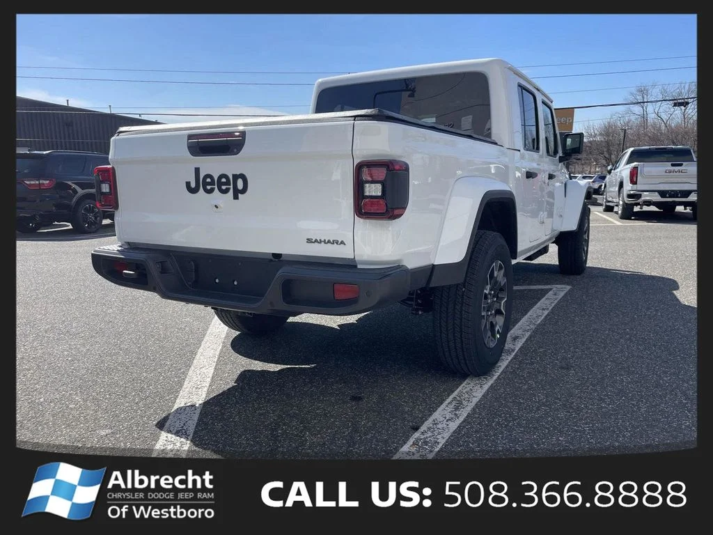 New 2026 Bright White Clear-Coat Exterior Paint Jeep Sahara image 5