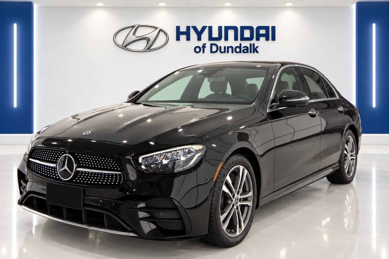 Used 2022 Black Mercedes-Benz E 350 image 1