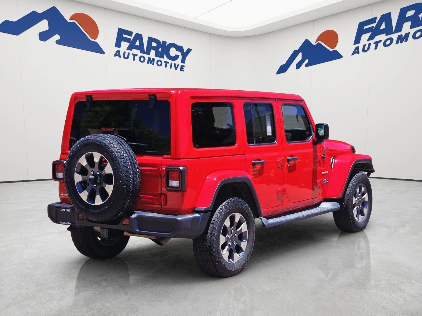 Used 2020 Firecracker Red Clearcoat Jeep Sahara image 5