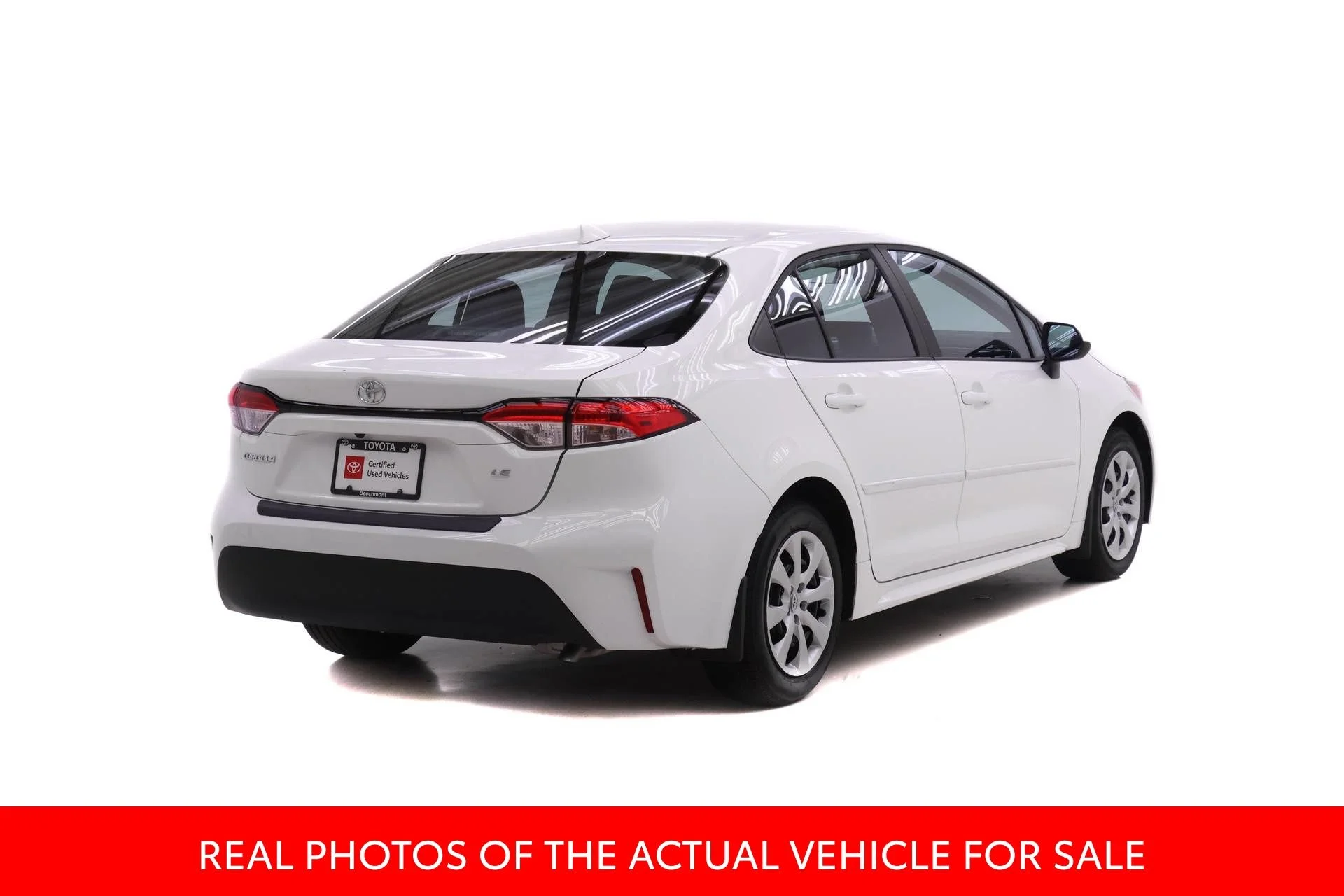 Certified Used 2024 White Toyota LE image 2
