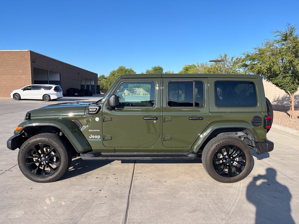 Used 2024 Green Jeep Sahara 4xe image 9