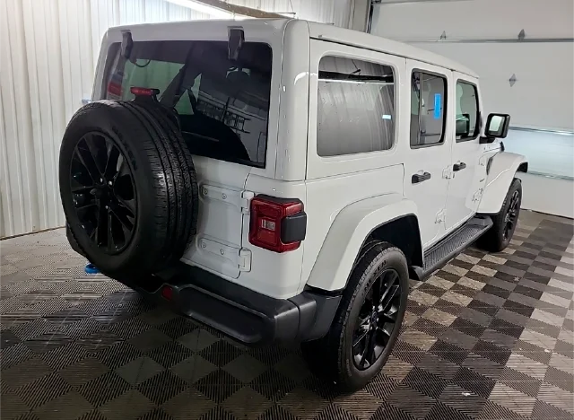 Used 2024 White Jeep Sahara 4xe image 6