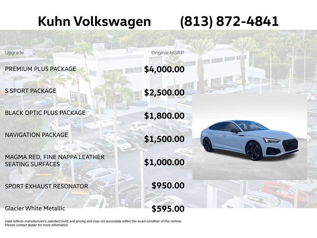 Used 2023 White Audi Premium Plus image 5