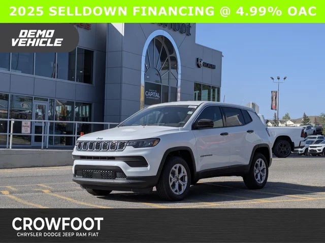 2025 Jeep Compass Sport - 4x4 4.99% OAC - Heated Seats & More!