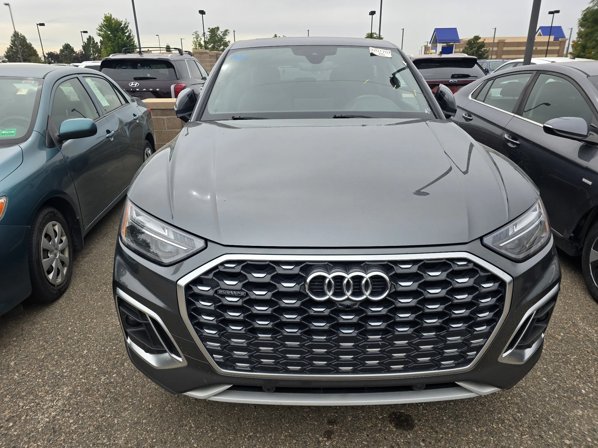 Used 2023 Daytona Gray Pearl Effect Audi S line Premium Plus image 9