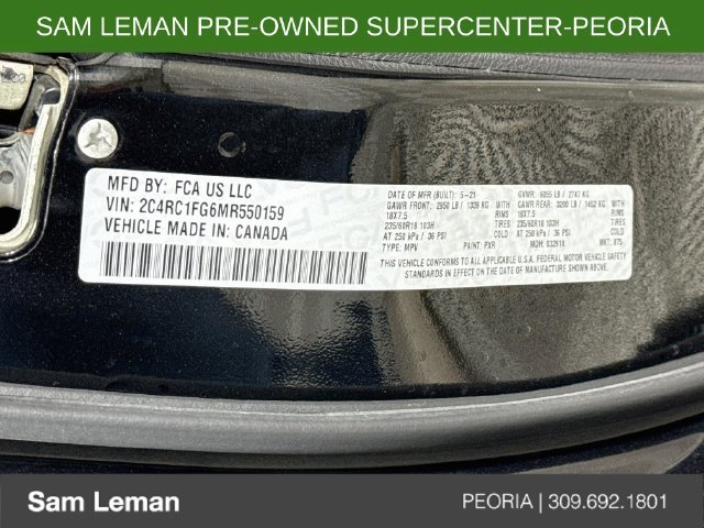 Used 2021 Black Chrysler Touring image 31