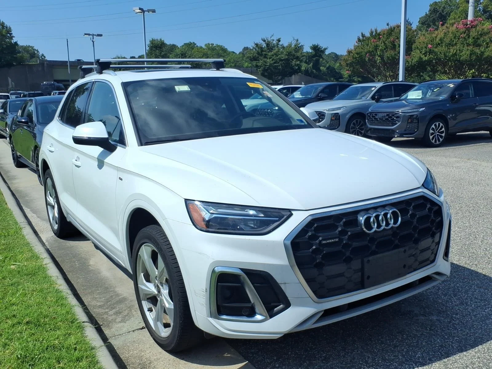 Certified Used 2023 Glacier White Metallic Audi S line Premium Plus image 2