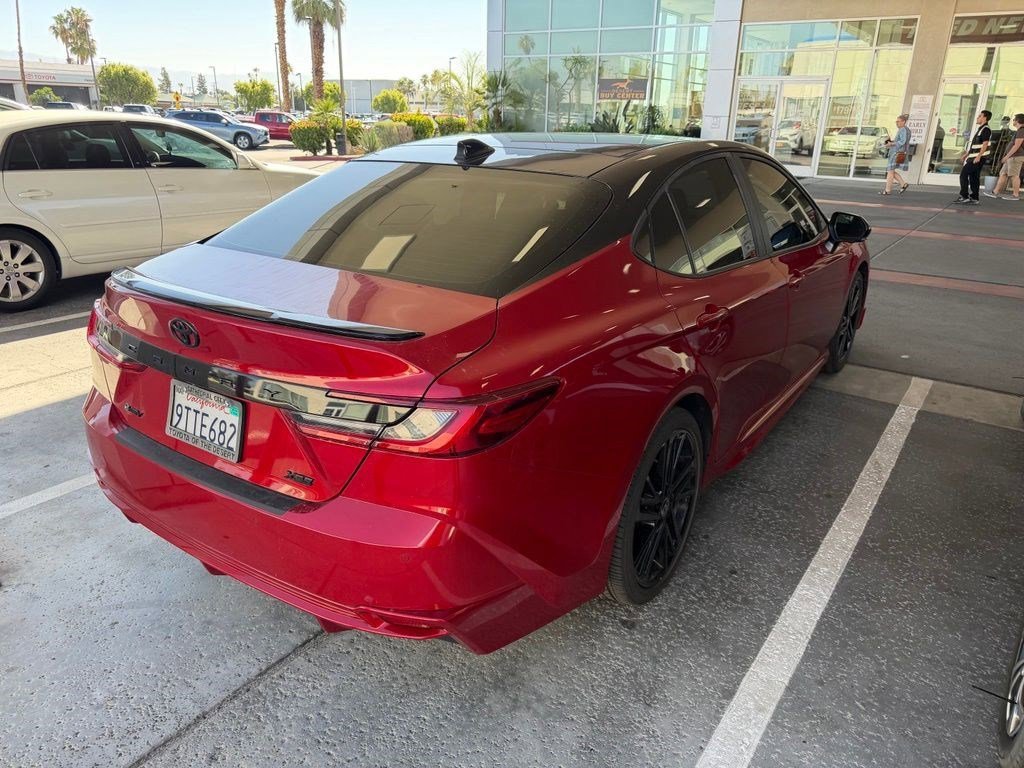 Used 2025 Midnight Black Metallic Toyota XSE image 4