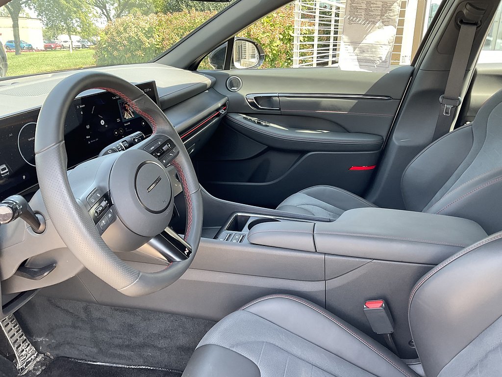 Certified Used 2024 Aero Silver Metallic Hyundai N Line image 2
