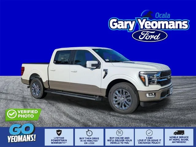 New 2026 Star White Metallic Tri-Coat Ford King Ranch® image 1