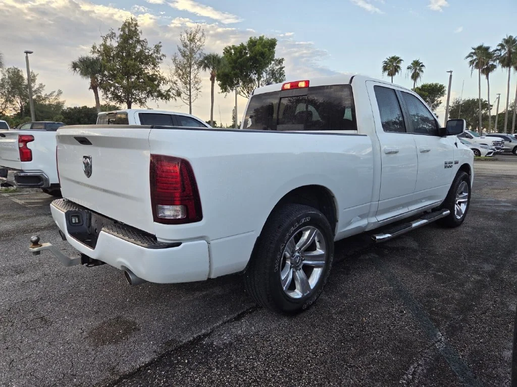 Used 2018 Bright White Clearcoat Ram Sport image 5