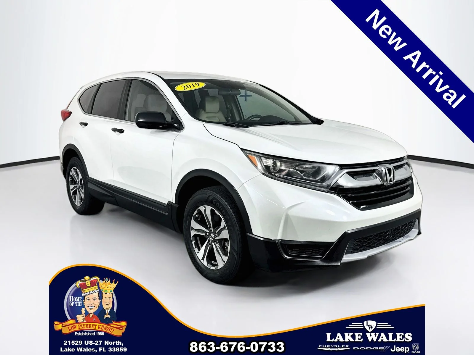 Used 2019 White Honda LX image 1