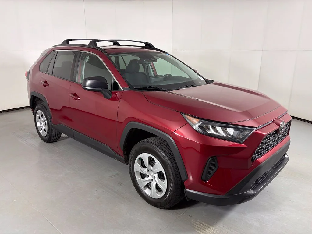 Used 2021 Red Toyota LE image 2