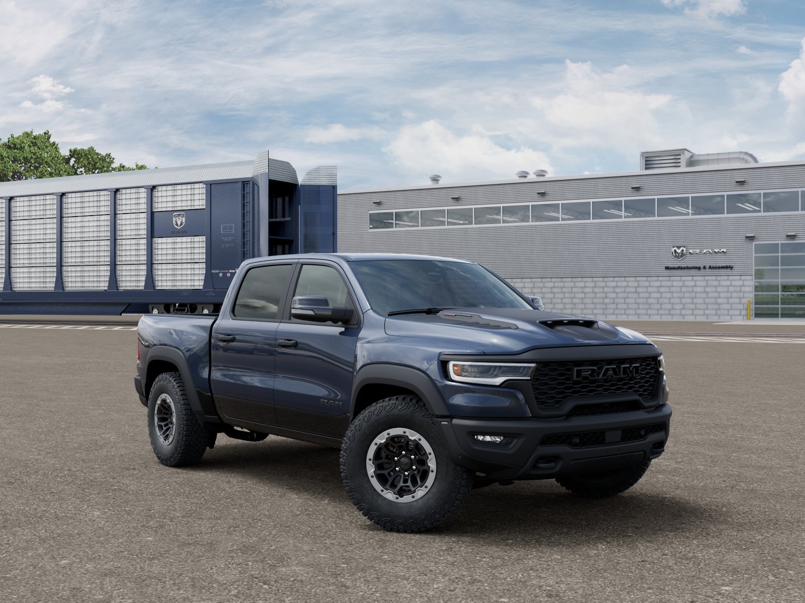 New 2026 Forged Blue Metallic Exterior Paint RAM RHO image 3