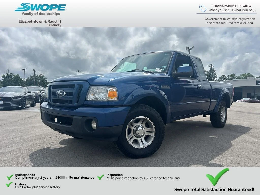 Used 2011 Vista Blue Metallic Ford Sport image 2