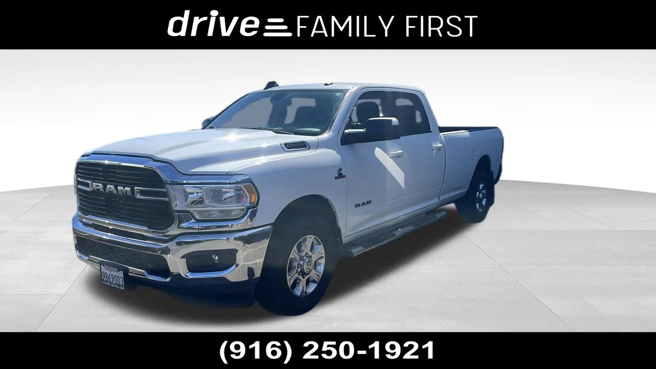 Used 2020 Bright White Clearcoat Ram Big Horn image 1