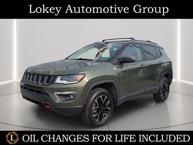 Used 2021 Green Jeep Trailhawk image 1