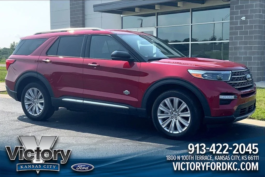 Used 2023 Red Ford King Ranch image 1